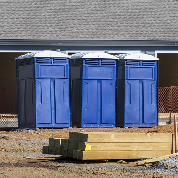 is there a specific order in which to place multiple porta potties in East Marlborough